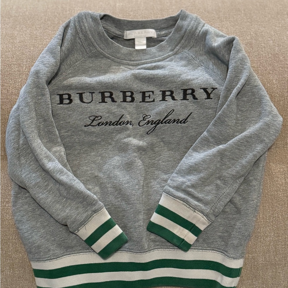 Burberry Kids Gray Knitwear